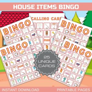 House Items Bingo