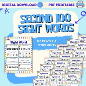 Second100 Sight Words