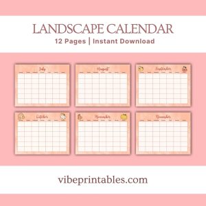 Peach Fall Planner Or Binder