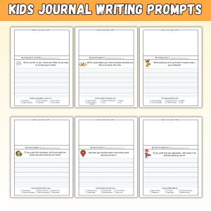 25 Kids Journal Writing Prompts