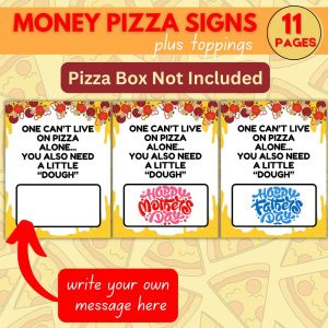 Money Pizza Signs