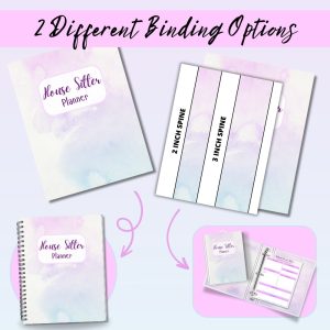 Purple House Sitter Planner Or Binder