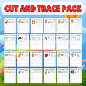 Cut & Trace Activity Pack