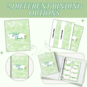 Green Student Planner Or Binder For Older Kids