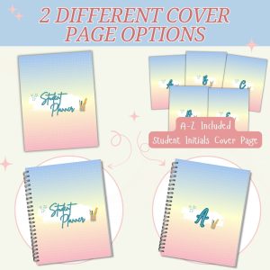 Pastel Student Plaanner Or Binder For Older Kids