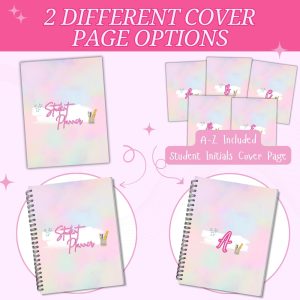 Pink Student Planner Or Binder For Older Kids