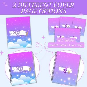 Purple Student Planner Or Binder For Older Kids