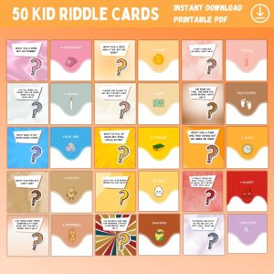 50 Kid Riddle Cards