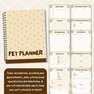 Pet Planner Or Binder