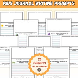 25 Kids Journal Writing Prompts