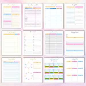 Stripe Design Generic Event & Party Planner Or Binder