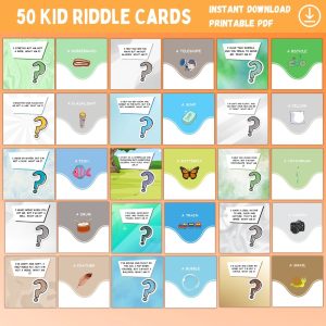 50 Kid Riddle Cards