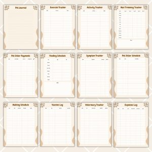 Pet Planner Or Binder