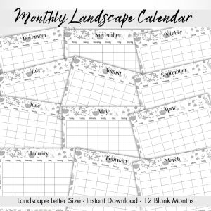 Black & White House Sitter Planner Or Binder