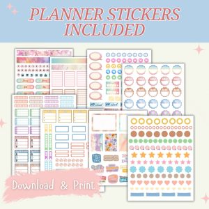 Pastel Student Plaanner Or Binder For Older Kids