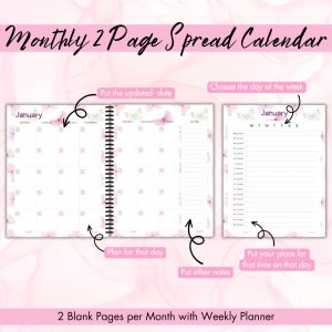 Butterfly Theme Social Media Planner Or Binder