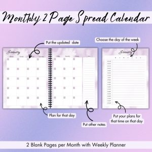 Purple Generic Event & Party Planner Or Binder