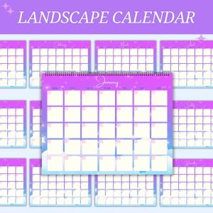 Purple Student Planner Or Binder For Older Kids