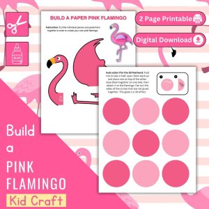 Build A Paper Pink Flamingo