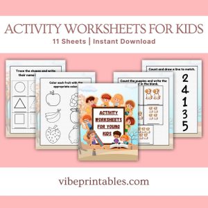 Activity Worksheets For Young Kids