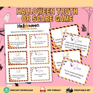 Halloween Truth Or Scare Game