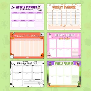 Halloween Planner Pages