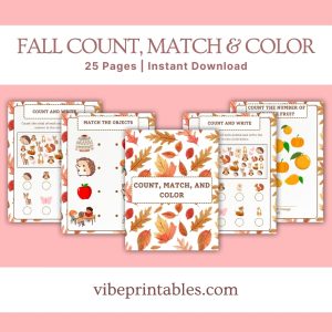 Fall Count Match & Color