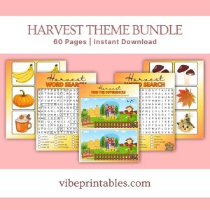 Fall Harvest Theme Party Bundle