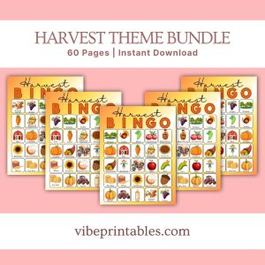 Fall Harvest Theme Party Bundle