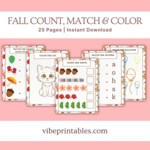 Fall Count Match & Color