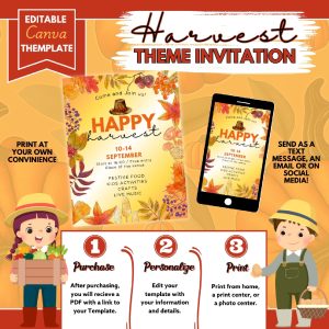 Fall Harvest Theme Party Bundle