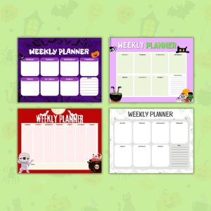 Halloween Planner Pages