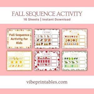 Fall Sequence Activity Sheets