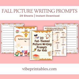 Fall Themed Picture Writing Prompts