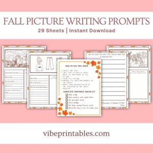 Fall Themed Picture Writing Prompts