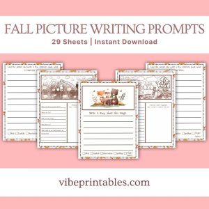 Fall Themed Picture Writing Prompts