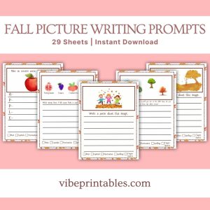 Fall Themed Picture Writing Prompts