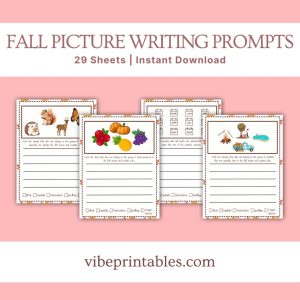 Fall Themed Picture Writing Prompts