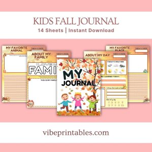 Kids Fall Journal