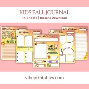 Kids Fall Journal