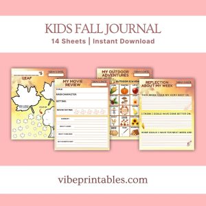 Kids Fall Journal