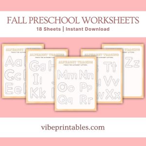 Fall Preschool Worksheets