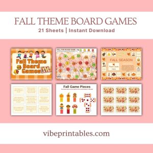 Fall Theme Board Games