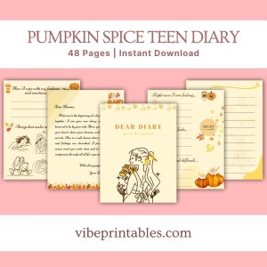 Pumpkin Spice Teen Diary