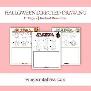 Halloween Directed Drawing For Kids