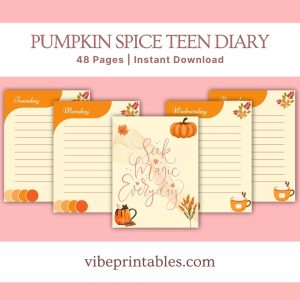 Pumpkin Spice Teen Diary