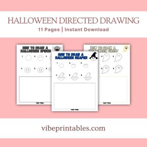 Halloween Directed Drawing For Kids