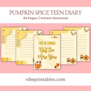 Pumpkin Spice Teen Diary