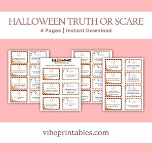 Halloween Truth Or Scare Game