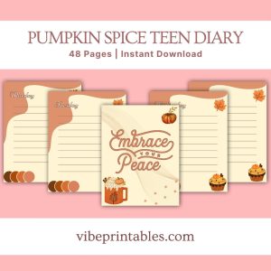 Pumpkin Spice Teen Diary